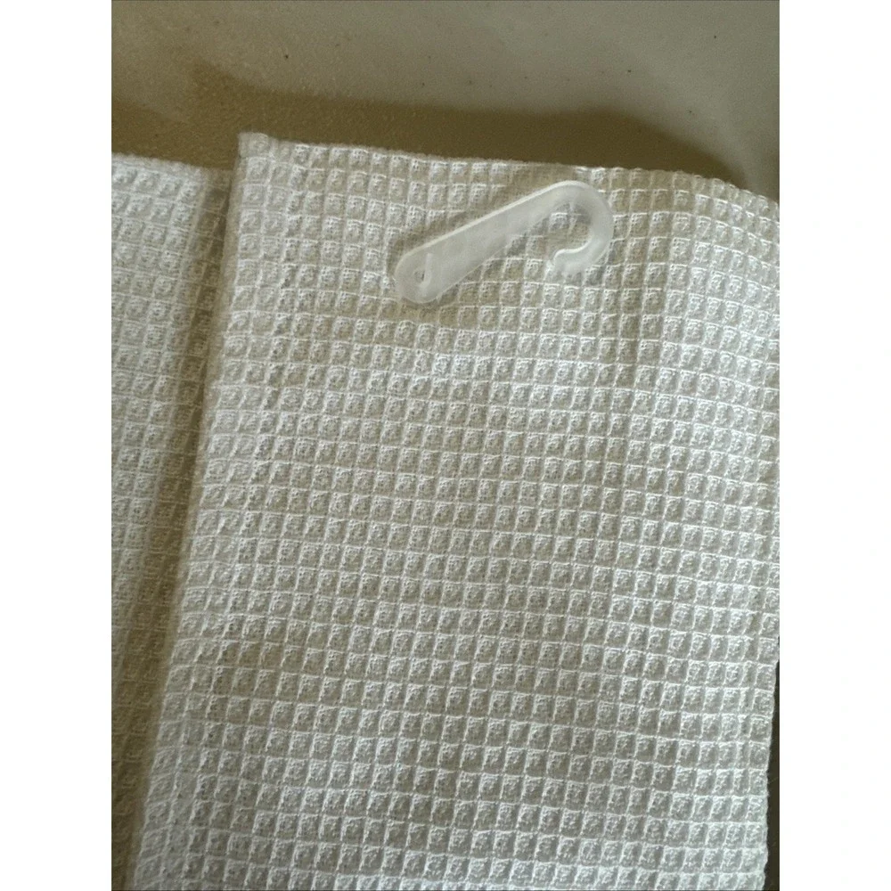 Fabbro Souvenir Italy Tea Towels Waffle White Torino Cotton Blend